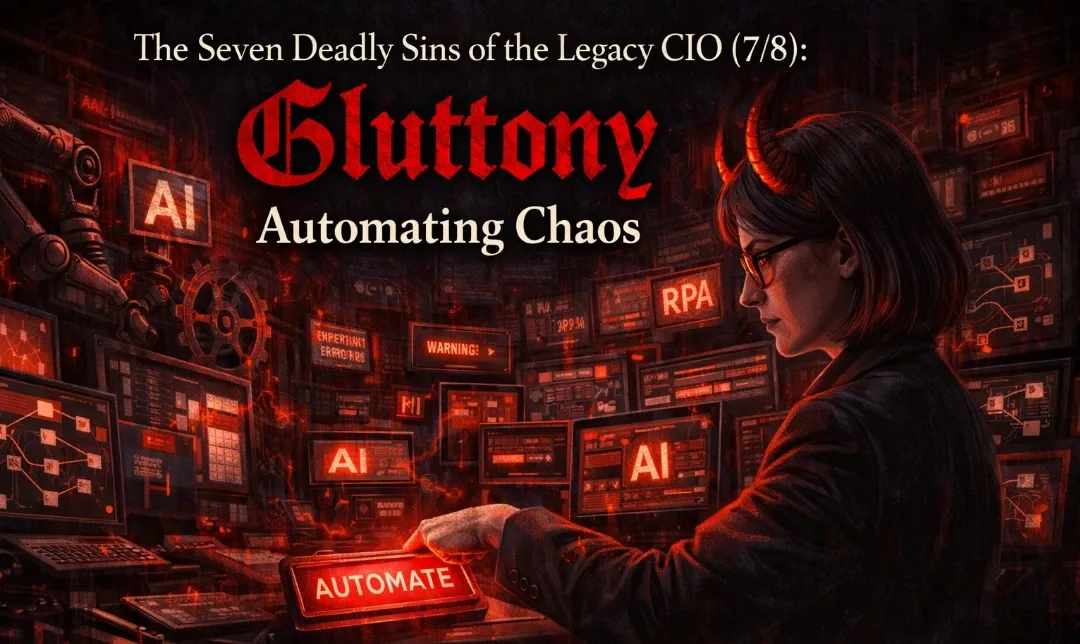 The Seven Deadly Sins of the Legacy CIO (7/8): 6. Gluttony—Automating Chaos