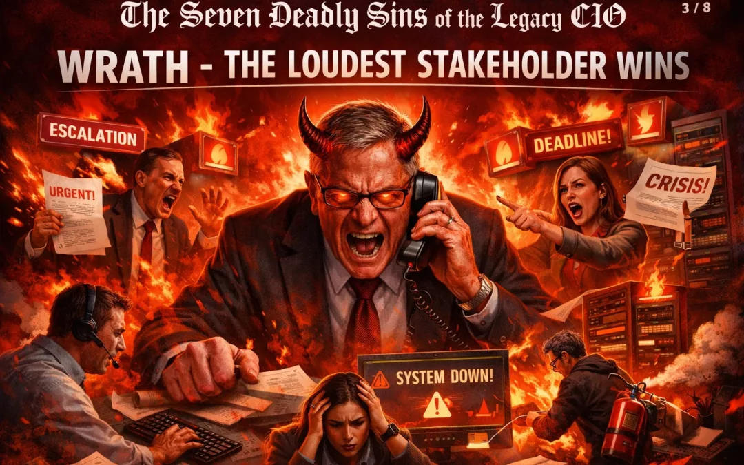 The Seven Deadly Sins of the Legacy CIO (4/8): 3. Wrath—The Loudest Stakeholder Wins